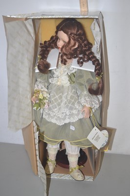 Lot 214 - A boxed modern copy of a doll by Alberon
