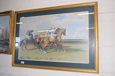 Lot 244 - A Munnings print of racehorse