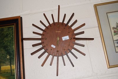 Lot 254 - A wooden clock by Acctim