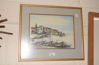 Lot 255 - A print of fishing boars