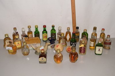 Lot 503 - Collection of whisky miniatures