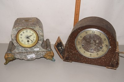 Lot 512 - Two mantel clocks, late 19th Century
