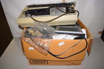 Lot 513 - Box containing quantity of computer and...