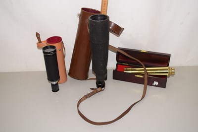 Lot 547 - Cased telescopes