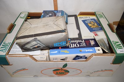 Lot 613 - One box of various vintage computer manuals...
