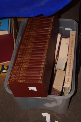 Lot 632 - Box of various books to include a collection...