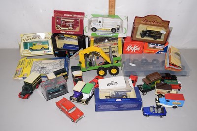 Lot 644 - Collection of various die cast cars