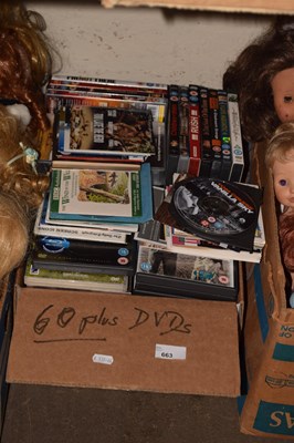 Lot 663 - Box of DVD's