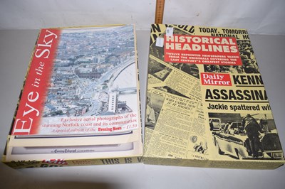 Lot 683 - Box set of Historical Headlines Reproduction...