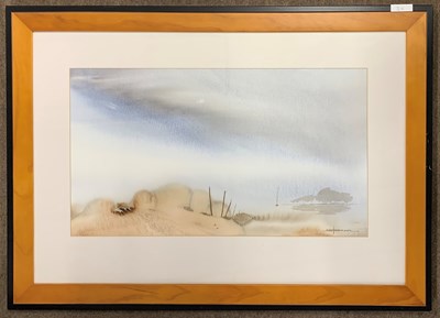 Lot 35 - Jim Spencer (British), Coastal / Estuary view,...