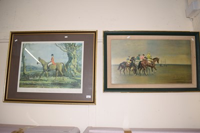 Lot 695 - A framed and glazed print titled His Royal...