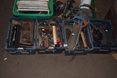 Lot 723 - Four boxes of various tools