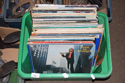Lot 744 - Box of assorted vinyl LP's