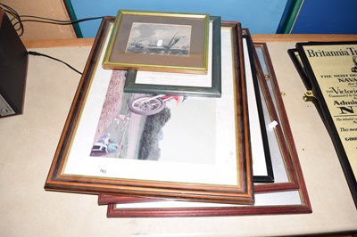 Lot 763 - Various framed prints and photographs