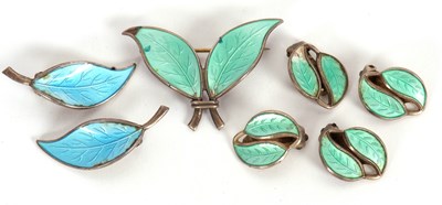 Lot 190 - David Andersen: a quantity of enamel jewellery...