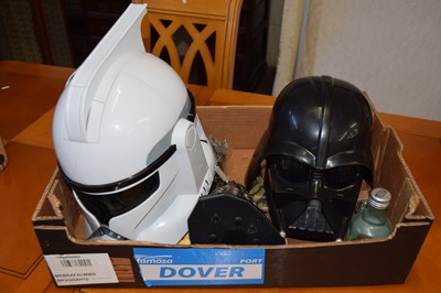 Lot 781 - Various Star Wars helmets, plastic army men etc