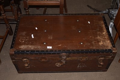 Lot 786 - A wooden trunk containing a quantity of...