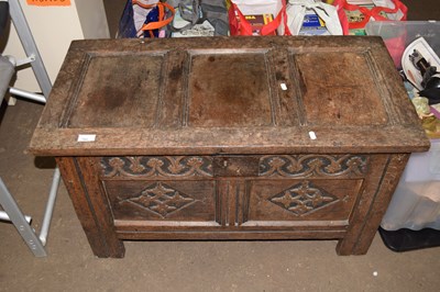 Lot 793 - A wooden coffer inscribed Henry Taylor 1789 to...