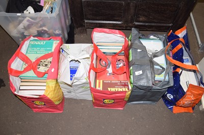 Lot 795 - Five bags of various Haynes and other car manuals