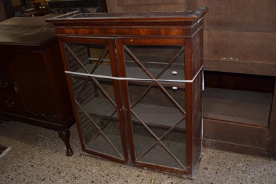 Lot 286 - Glazed dresser, upper half (a/f)