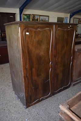 Lot 287 - Upper half of a linen press (a/f)