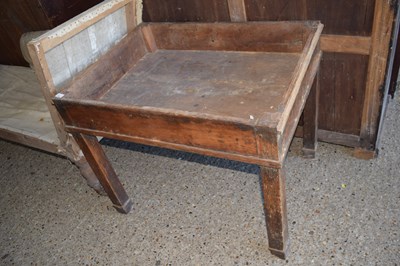 Lot 303 - An open topped tray table (a/f)