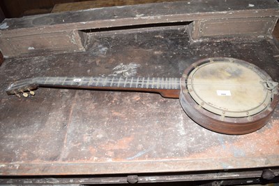 Lot 308 - A banjo (a/f)