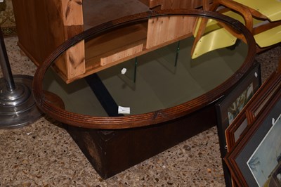 Lot 314 - Oval wall mirror