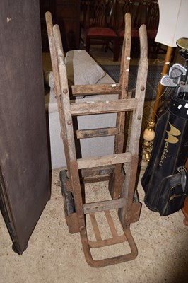 Lot 334 - Two wooden sackbarrows