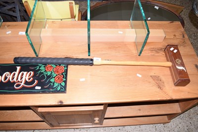 Lot 339 - A Croquet Association wooden mallet