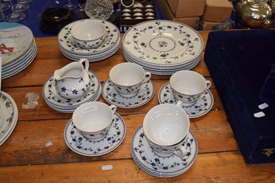 Lot 204 - A Royal Doulton York Town part dinner service