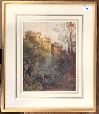 Lot 50 - Jane Emily Cubit (19th century), Reglan Castle,...