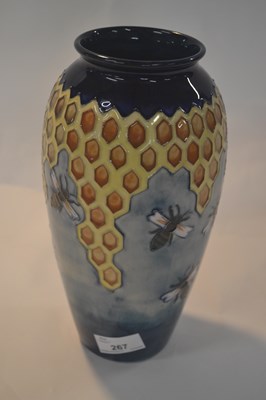 Lot 267 - Moorcroft Vase; Honeycomb Pattern