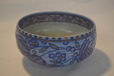 Lot 266 - A Crown Ducal bowl decorated by Charlotte...