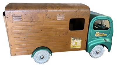 Lot 257 - A vintage Triang pressed steel horse...