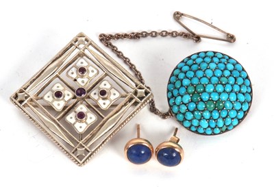 Lot 169A - A mixed lot: to include a white enamel and...