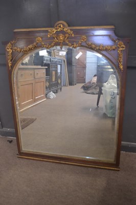 Lot 407 - A 19th Century French wall mirror with...