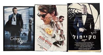 Lot 151 - Three framed film advertising posters, to...