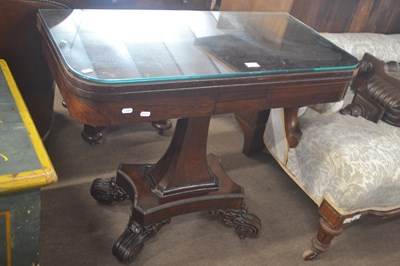 Lot 455 - An early 19th Century rosewood veneered...