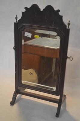 Lot 457 - A small Georgian dressing table mirror with...