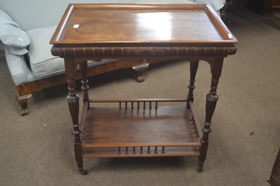 Lot 477 - A late 19th or early 20th Century mahogany...
