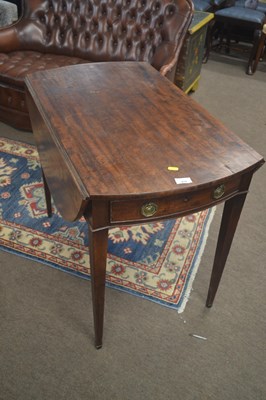 Lot 478 - A Georgian mahogany Pembroke table with oval...