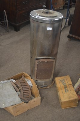 Lot 491 - A Pitha stove of cylindrical form