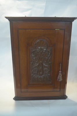 Lot 506 - A late Victorian American walnut wall mounted...