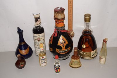 Lot 28 - A collection of various bottles of spirits to...