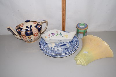 Lot 30 - Mixed Lot: Blue and white plates, Poole...
