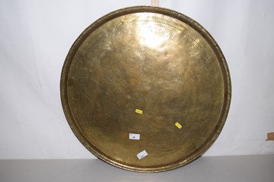 Lot 46 - A brass Bonares type tray