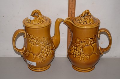 Lot 60 - A Royal Worcester Crown ware teapot and hot...