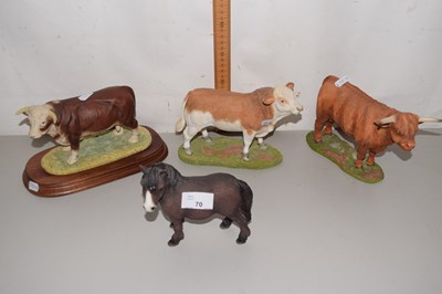 Lot 70 - Sherratt & Simpson models of Highland Bull and...