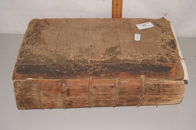 Lot 86 - A leather bound Concordance likely mid 17th...